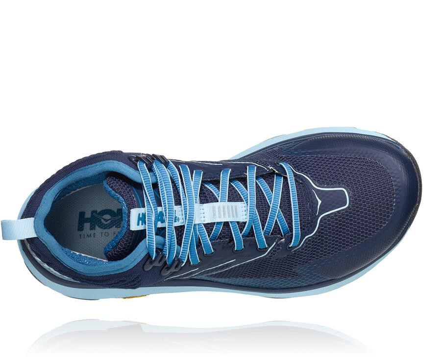 Chaussure Randonnée Hoka One One Toa Gore-Tex Femme - Bleu - HGQ-079462